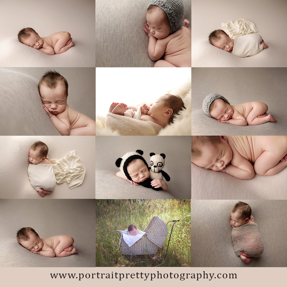 portrait pretty photography buffalo photographers newborn baby boy neutral colors