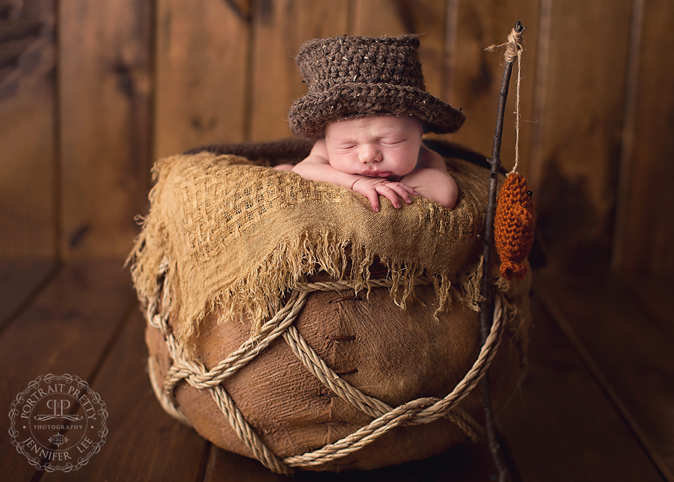 Gone Fishing  Buffalo Baby Photography