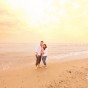 family beach photographer buffalo ny sunset