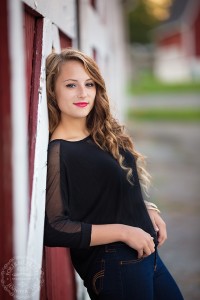 orchard park senior portraits at knox farm