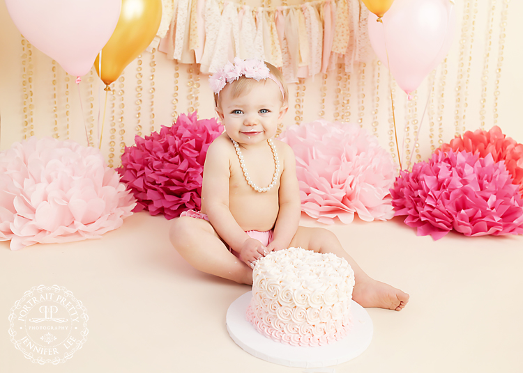 first birthday cake smash Buffalo NY Portrait Pretty Photography copy