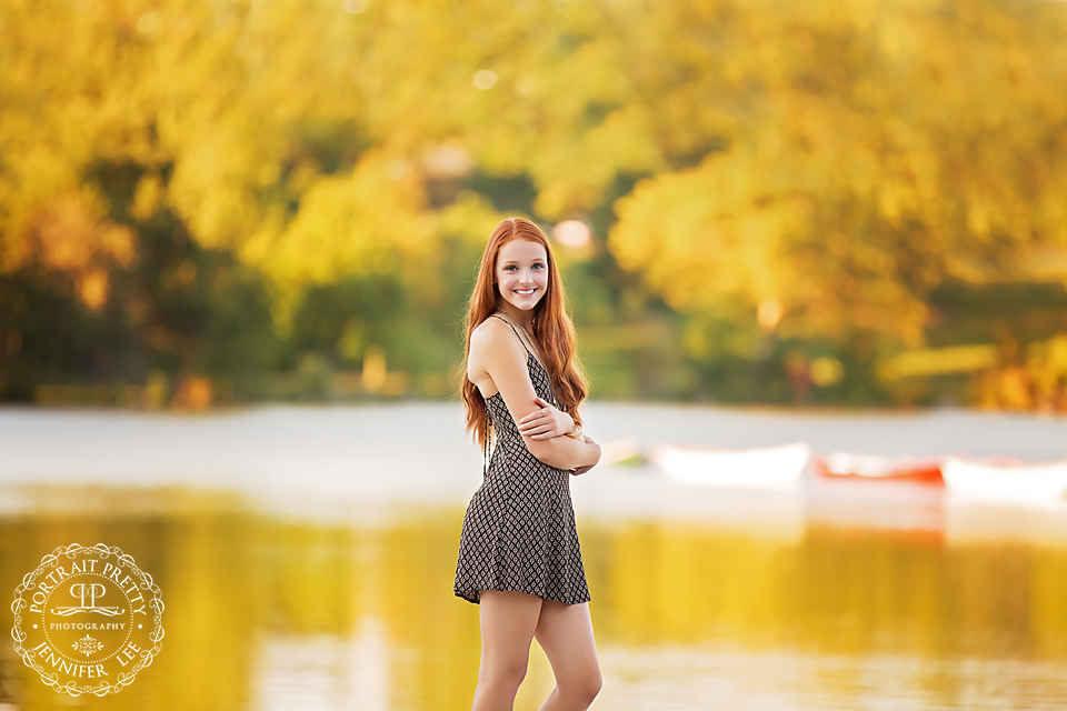 senior portraits deleware park boats