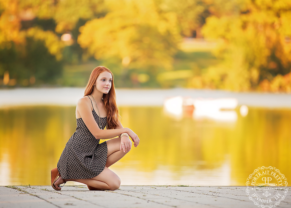 senior portraits deleware park dock