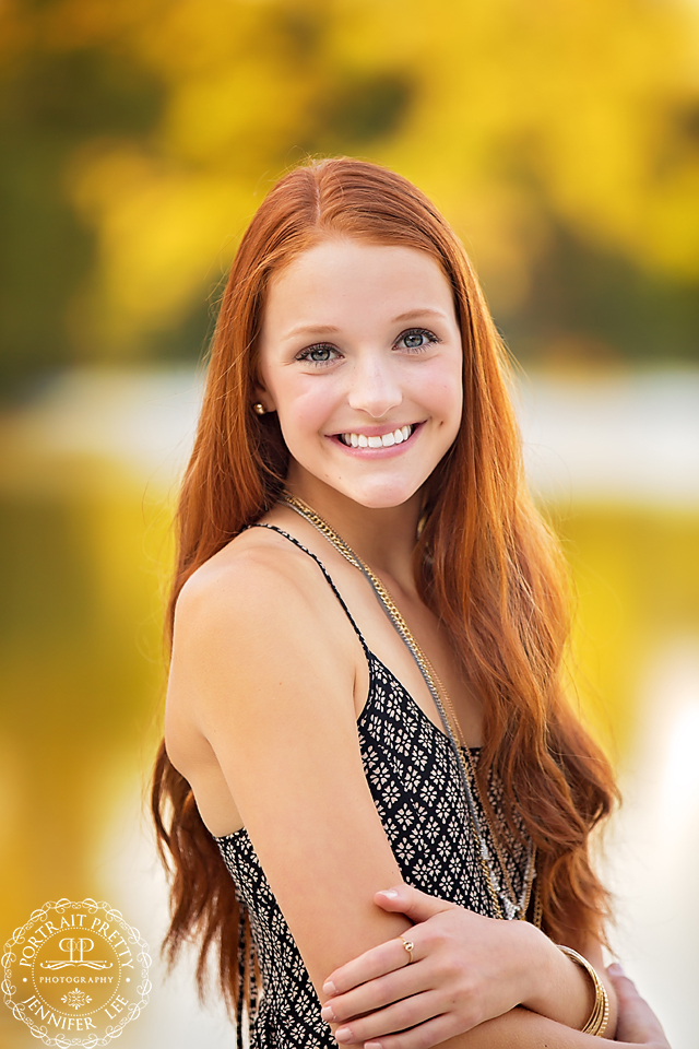 senior portraits deleware park lake