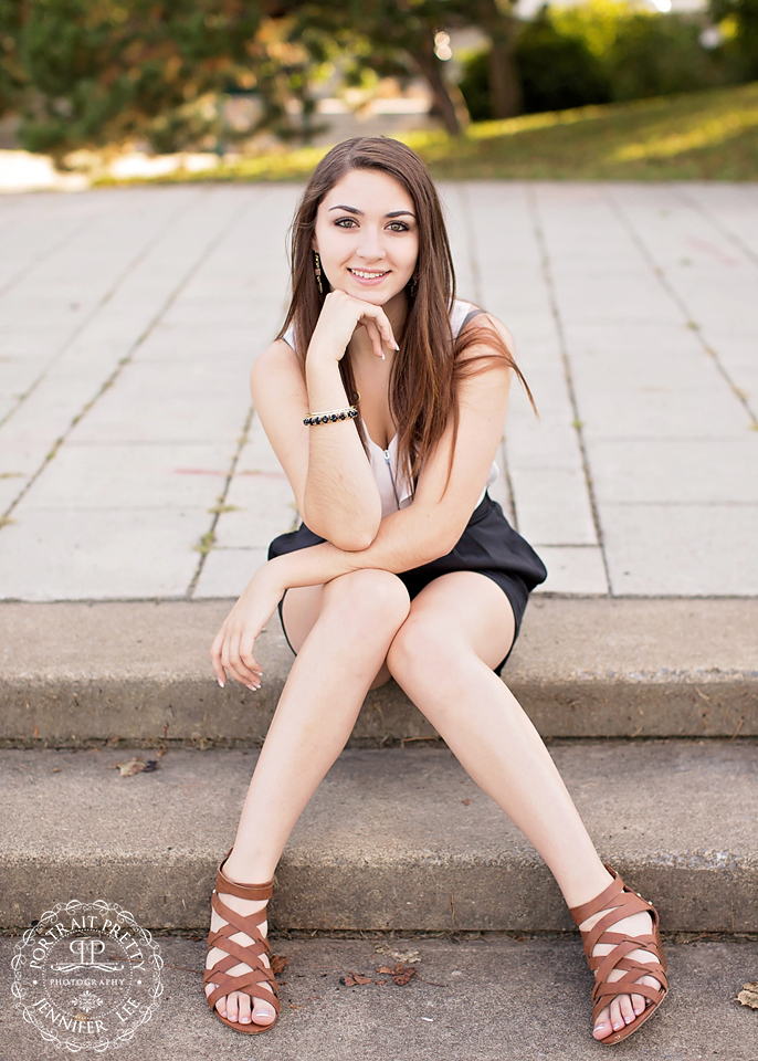 WNY senior portraits tall girl