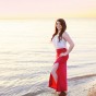 senior portraits at lake erie coastline