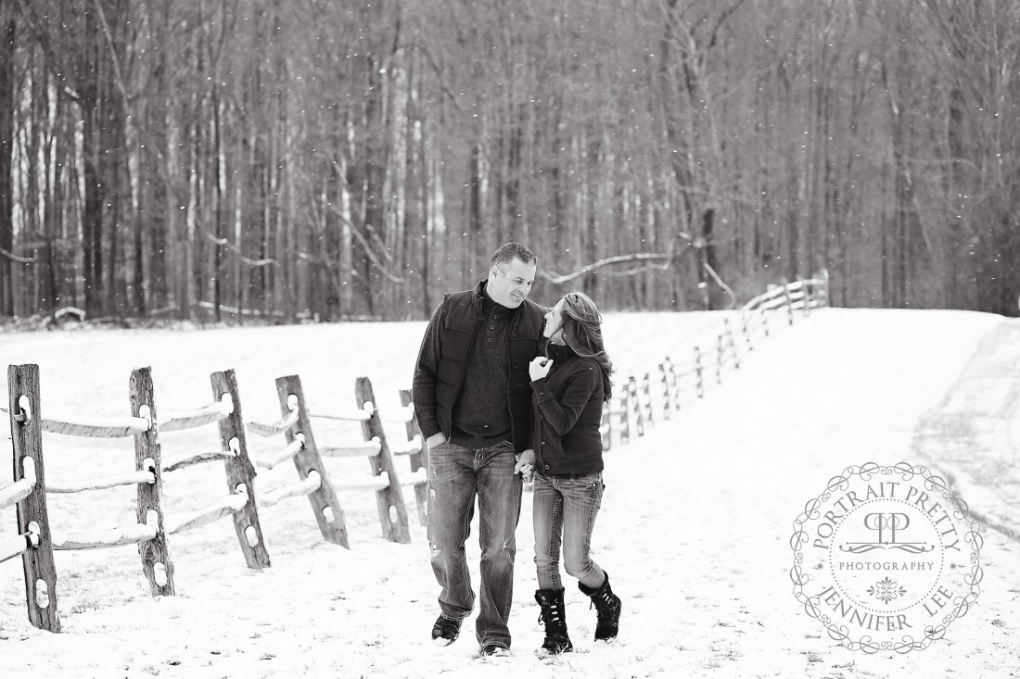 couples winter portrait buffalo