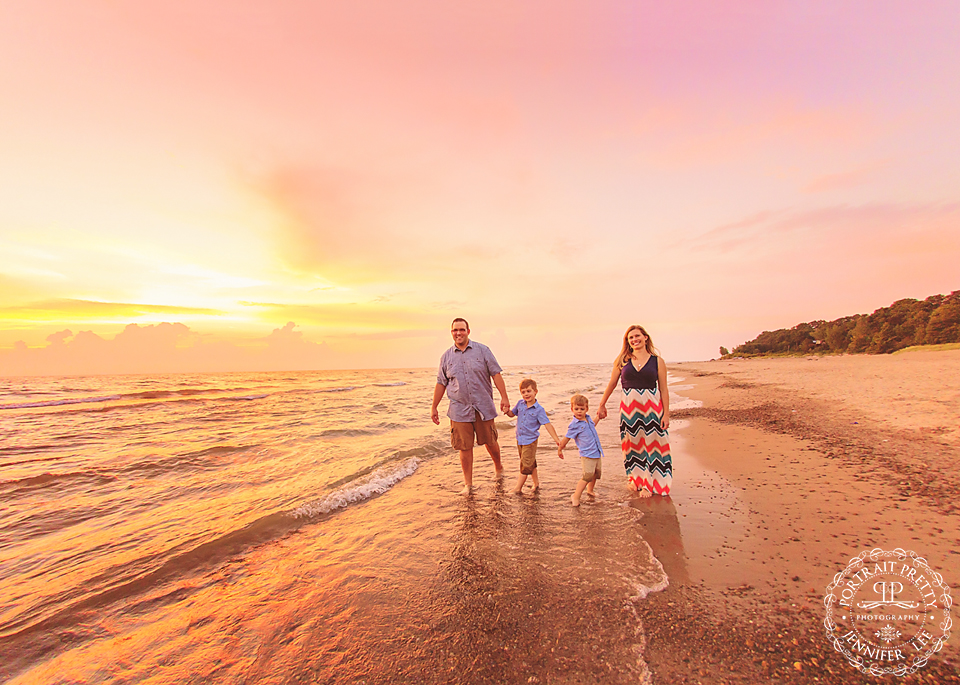 Stunning for this Family Portrait Beach in Buffalo NY