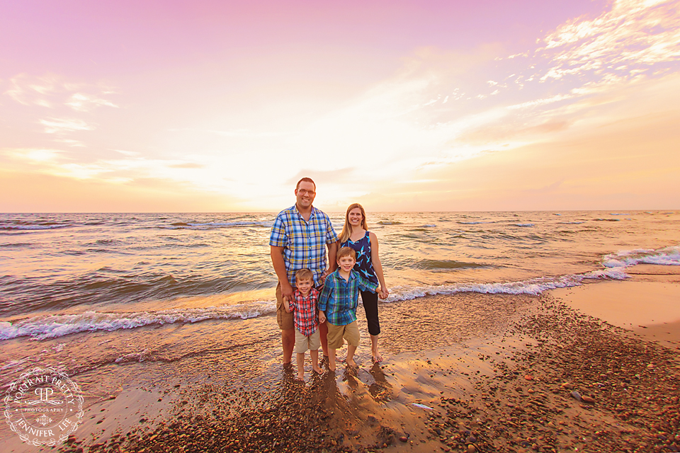 Stunning for this Family Portrait Beach in Buffalo NY