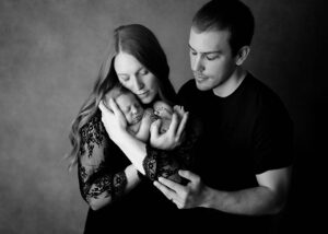 newborn session with parents buffalo ny